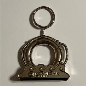 Silver Norwegian Cruise Line Card or Picture Holder in Life Saver 🛟 Ring Shape